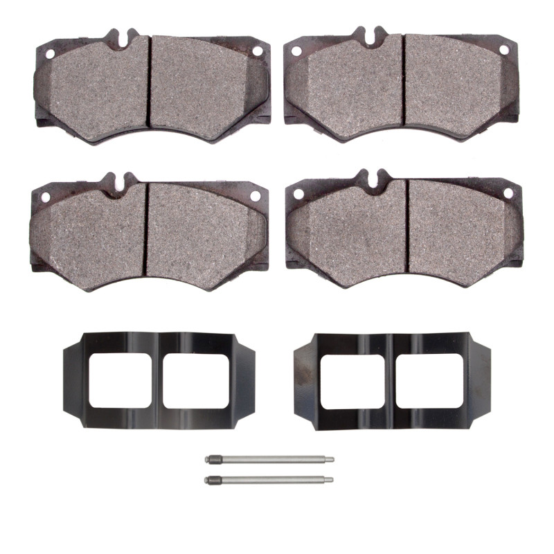 DFC 5000 Advanced Low-Metallic Front Brake Pads and Hardware Kit, Mercedes-Benz G500 (USA/Canada) 2002-2018
