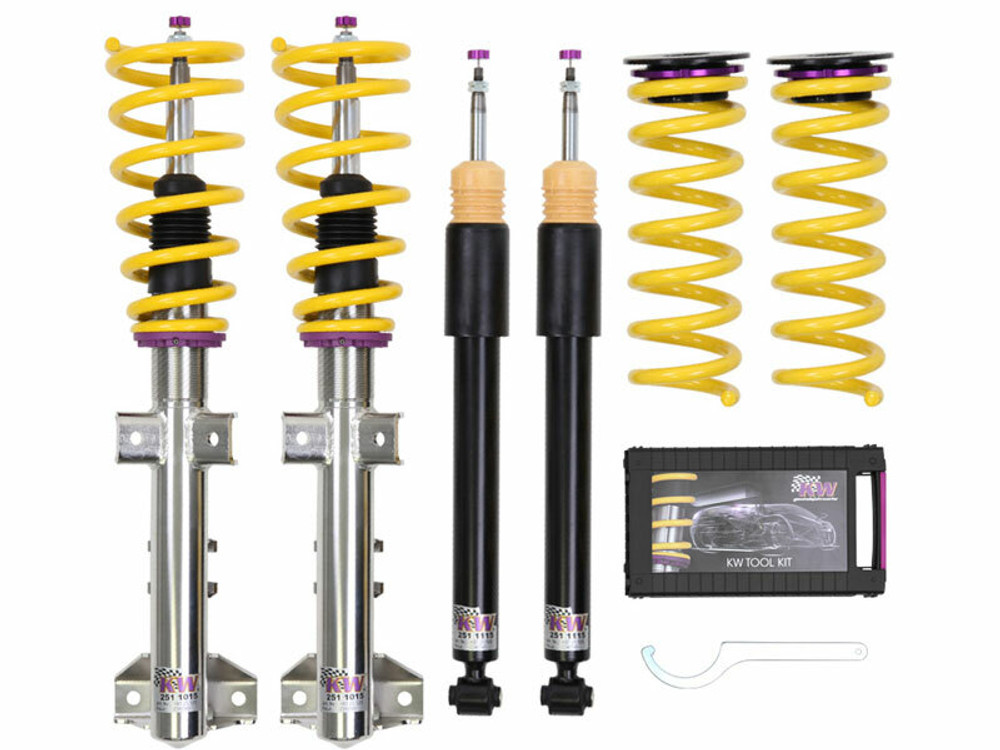 KW Suspension 18010099 KW Street Comfort 18010099 Coilover Kit Audi A4 S4 8K B8 Avant, w/ EDC and Magnetic Ride