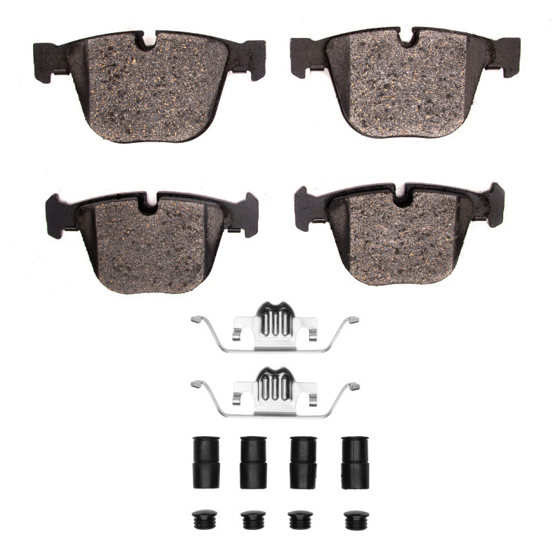 DFC 5000 Advanced Low-Metallic Rear Brake Pads and Hardware Kit, BMW X6 2007-2019