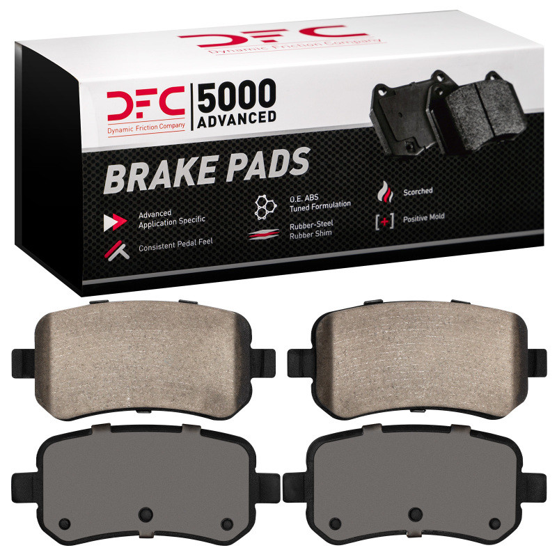 DFC 5000 Advanced Ceramic Rear Brake Pads, Chrysler Town & Country 2004-2012