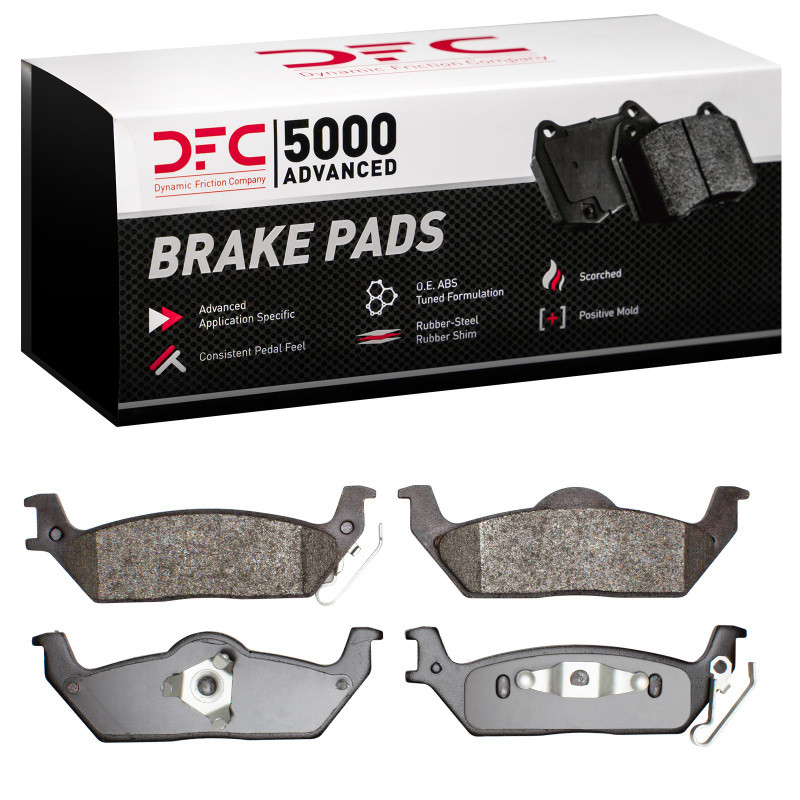 DFC 5000 Advanced Semi-Metallic Rear Brake Pads, Ford F-150 RWD 2004-2009