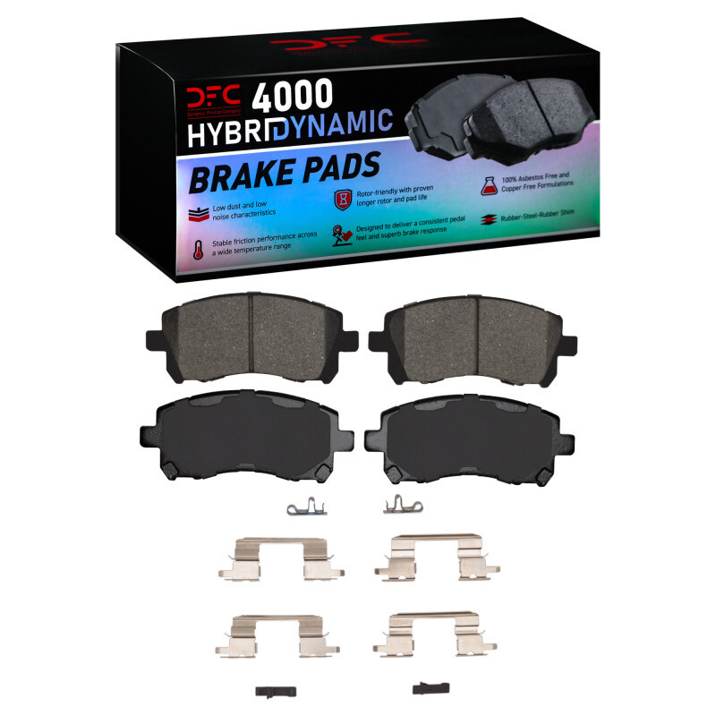 DFC 97-03 Subaru Forester Front 4000 HybriDynamic Brake Pads and Hardware Kit