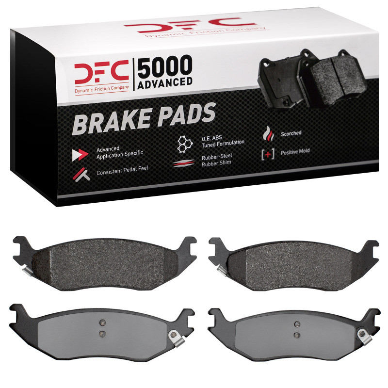 DFC 5000 Advanced Semi-Metallic Rear Brake Pads, Chrysler Aspen 2002-2024
