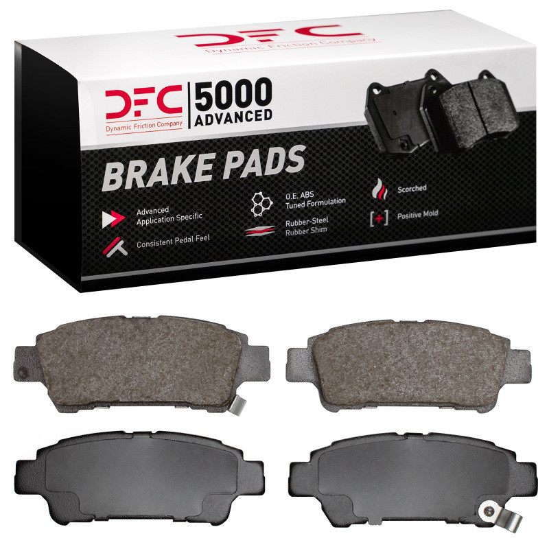 DFC 5000 Advanced Ceramic Rear Brake Pads, Toyota Sienna 2004-2010
