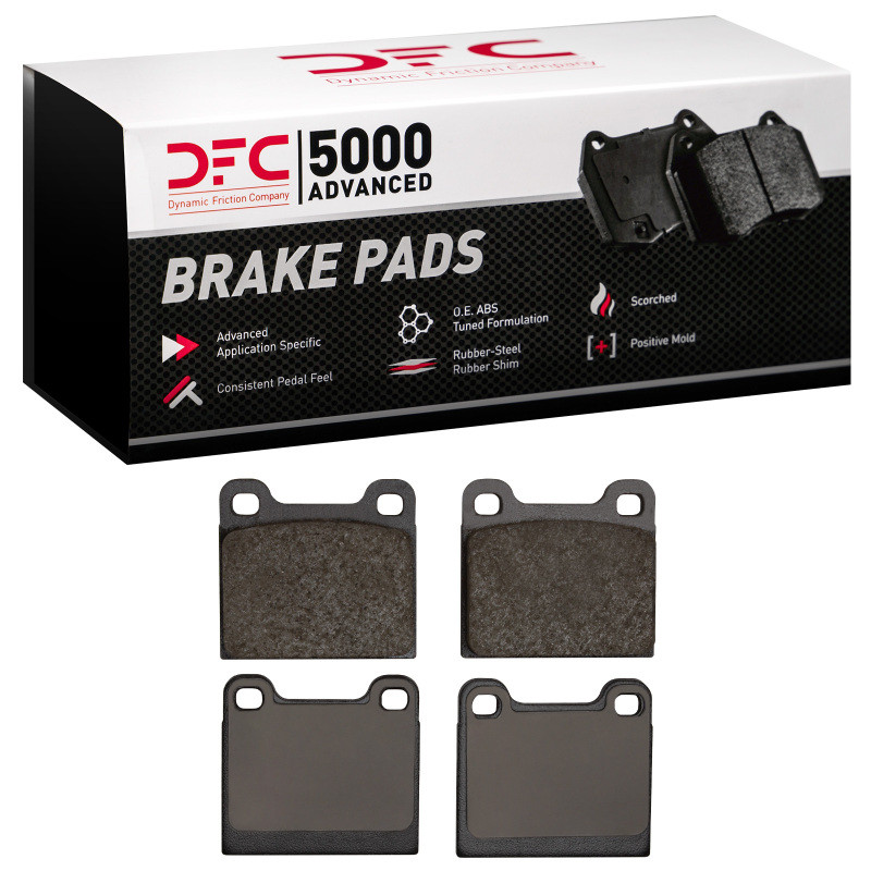 DFC 5000 Advanced Low-Metallic Front/Rear Brake Pads, Alfa Romeo Alfeta 1961-2004