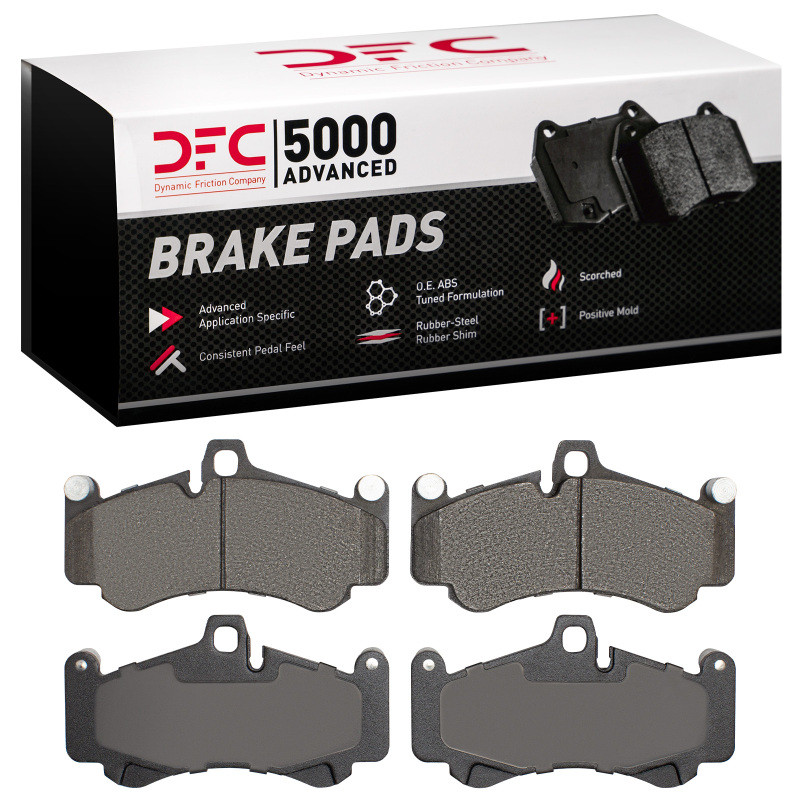 DFC 5000 Advanced Low-Metallic Front/Rear Brake Pads, Porsche 911 2002-2013