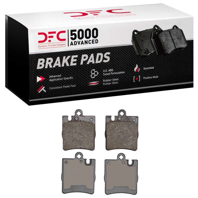DFC 5000 Advanced Low-Metallic Rear Brake Pads, Mercedes-Benz E300 1996-2011