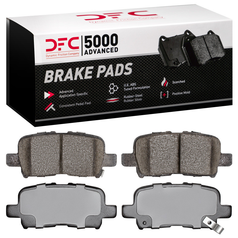 DFC 5000 Advanced Ceramic Rear Brake Pads, Acura MDX 2001-2008