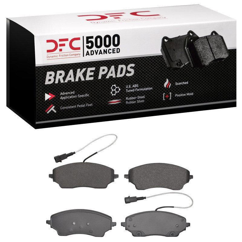 DFC 5000 Advanced Semi-Metallic Rear Brake Pads, Ram ProMaster 2500 2022-2025
