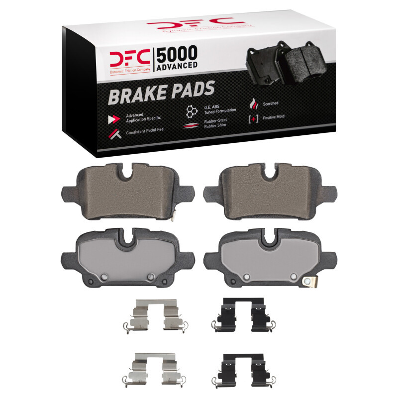 DFC 5000 Advanced Ceramic Rear Brake Pads and Hardware Kit, Buick Envista 2020-2025