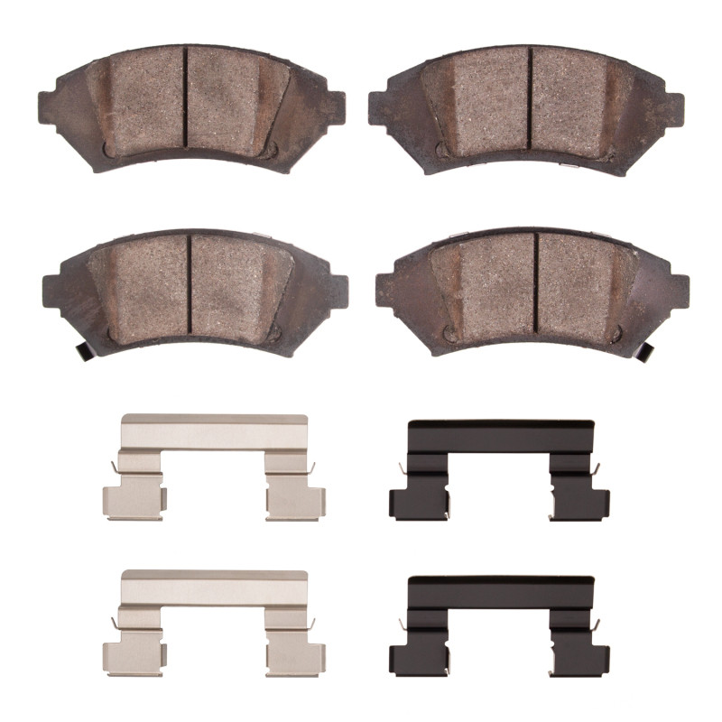 DFC 5000 Advanced Semi-Metallic Front Brake Pads and Hardware Kit, Buick Park Avenue 2005-2005