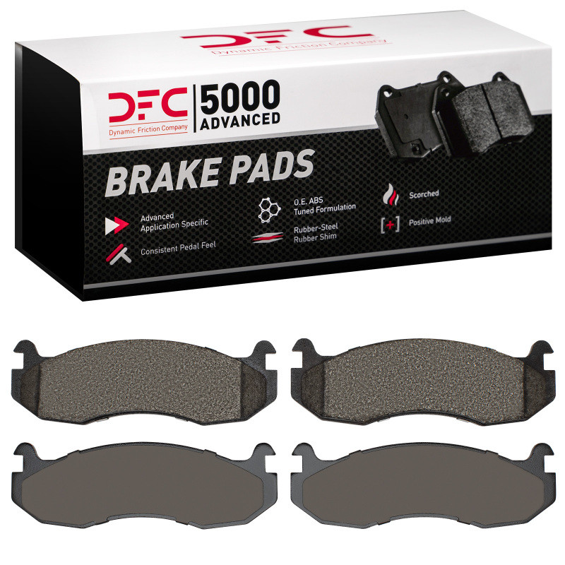 DFC 5000 Advanced Semi-Metallic Front Brake Pads, Hummer H1 1996-2006