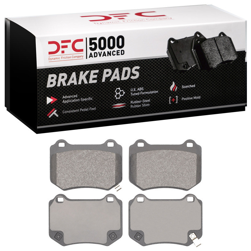 DFC 5000 Advanced Low-Metallic Rear Brake Pads, Subaru WRX 2018-2025