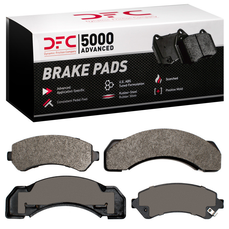 DFC 5000 Advanced Semi-Metallic Front/Rear Brake Pads, Chevrolet C3500HD / 1973-2012