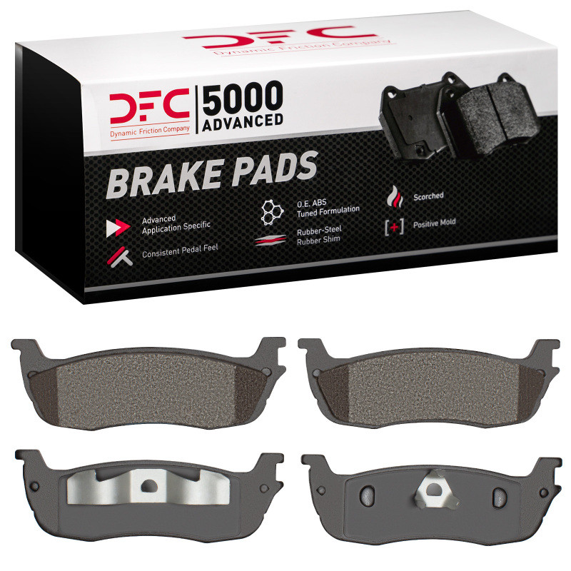 DFC 5000 Advanced Semi-Metallic Rear Brake Pads, Ford Expedition 1997-2011