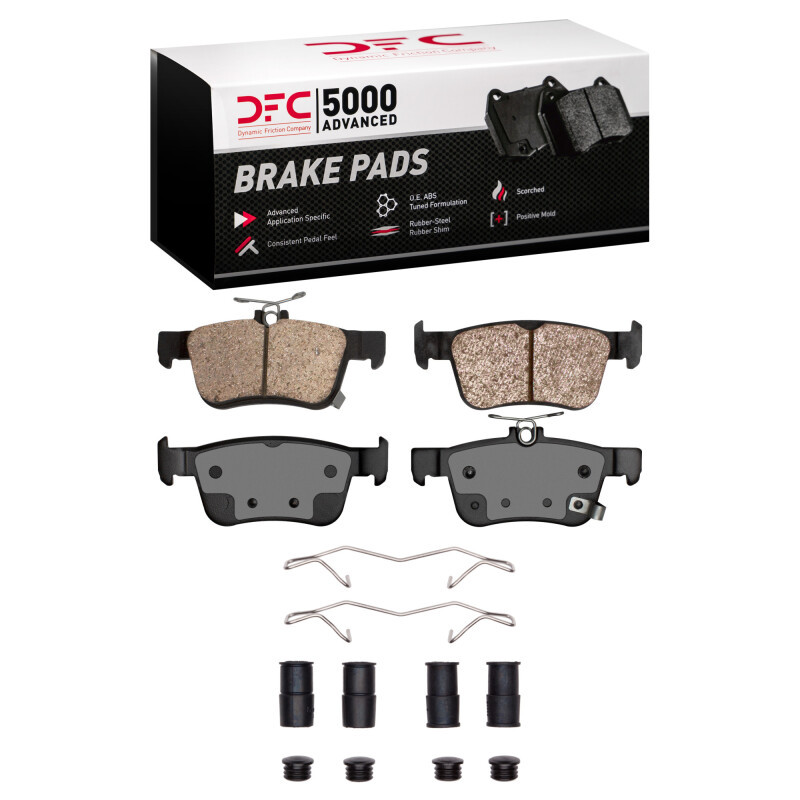 DFC 16-25 Acura RDX Rear 5000 Advanced Ceramic Brake Pads and Hardware Kit