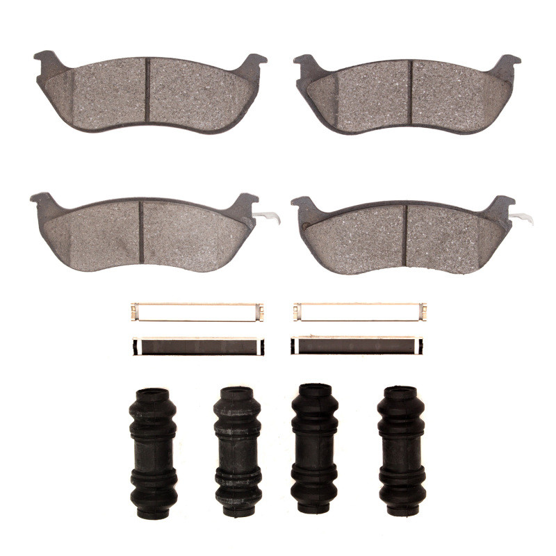 DFC 5000 Advanced Ceramic Rear Brake Pads and Hardware Kit, Lincoln Town Car 1996-2002