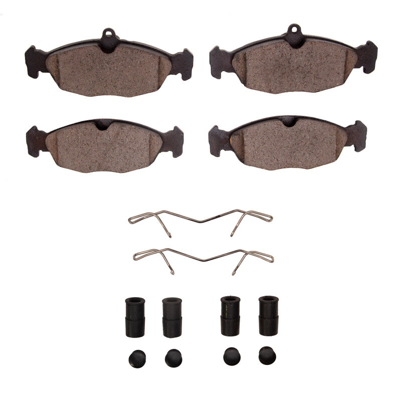 DFC 97-06 Jaguar XKR Rear 5000 Advanced Low Metallic Brake Pads and Hardware Kit