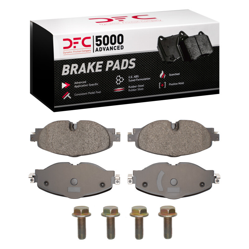 DFC 5000 Advanced Ceramic Front Brake Pads and Hardware Kit, Audi TT Quattro 2015-2025
