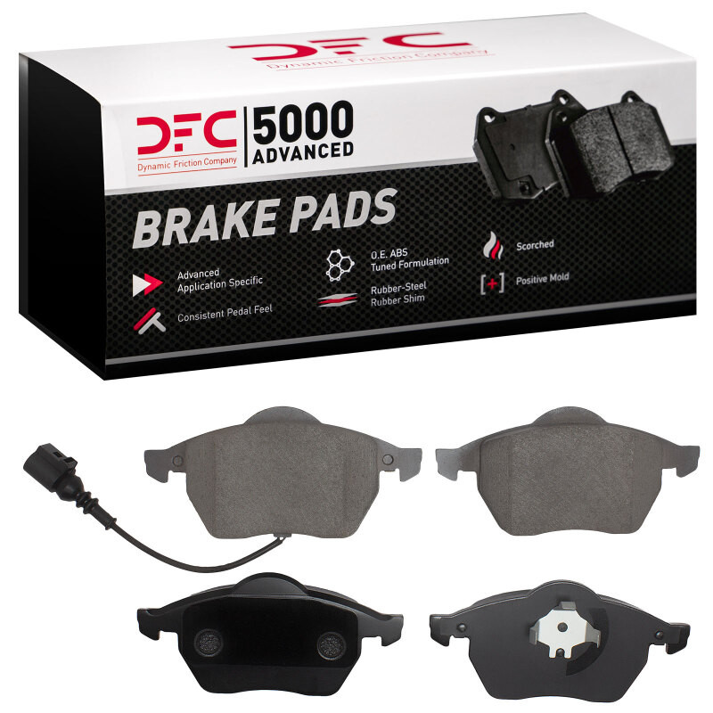 DFC 5000 Advanced Ceramic Front Brake Pads, Volkswagen Jetta Sedan 1999-2010