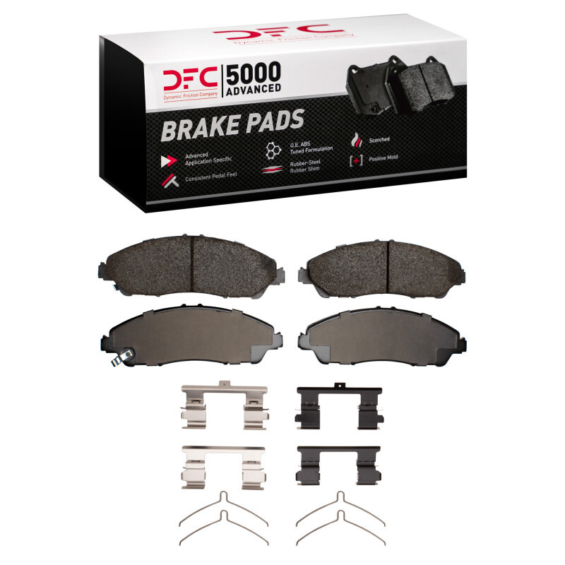 DFC 5000 Advanced Ceramic Front Brake Pads and Hardware Kit, Acura MDX 2017-2020