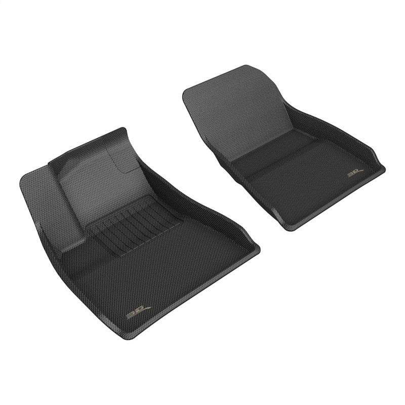 3D MAXpider Kagu 1st Row Black Floor Mat Set, Tesla Model 3 2024+