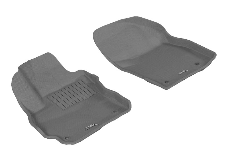 3D MAXpider 2012-2015 Mazda Mazda5 Kagu 1st Row Floormat - Gray