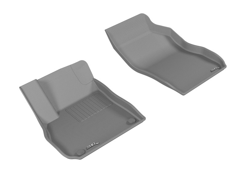 3D MAXpider Kagu 1st Row Gray Floor Mat Set, Buick Lacrosse 2017-2019
