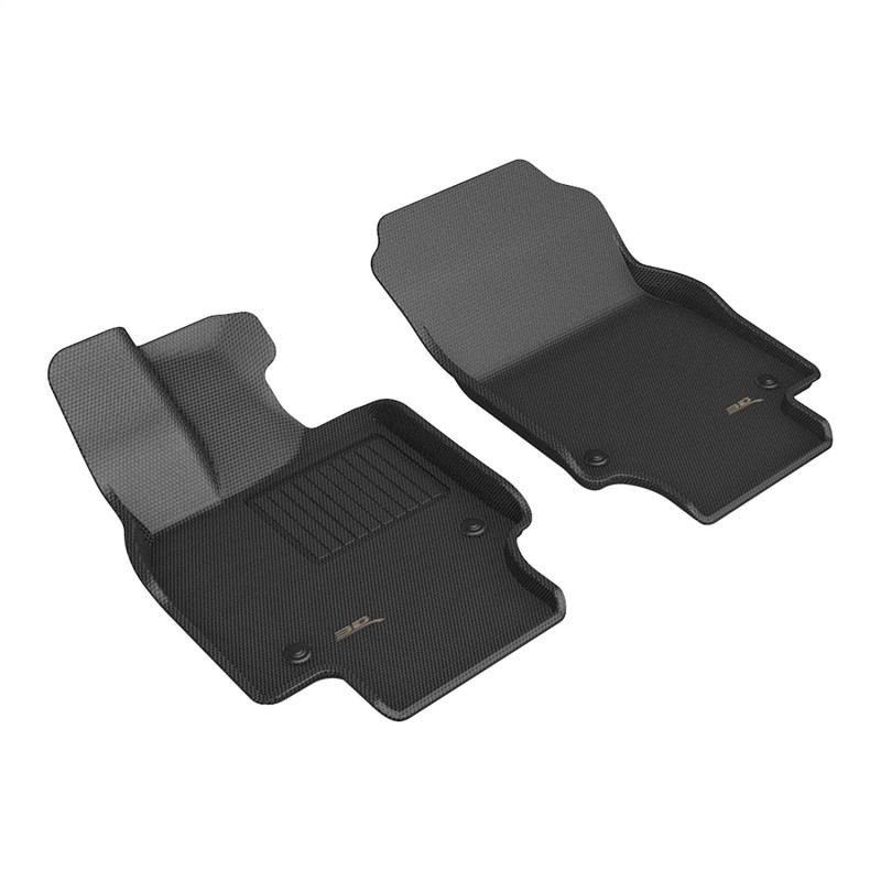 3D MAXpider Kagu 1st Row Black Floor Mat Set, Toyota Crown 2023-2024