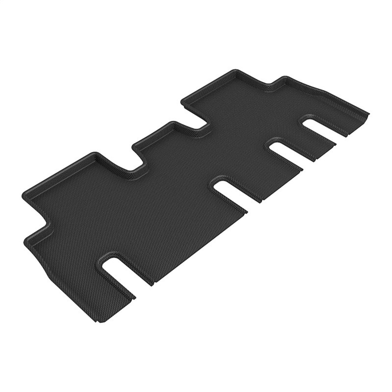 3D MAXpider Kagu 2nd Row Black Floor Mat Set, Tesla Model X 7-Seat 2022-2024
