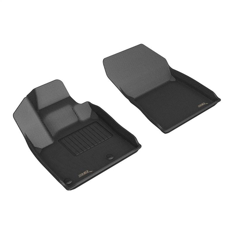 3D MAXpider Kagu 1st Row Black Floor Mat Set, Mitsubishi Outlander 2022-2024