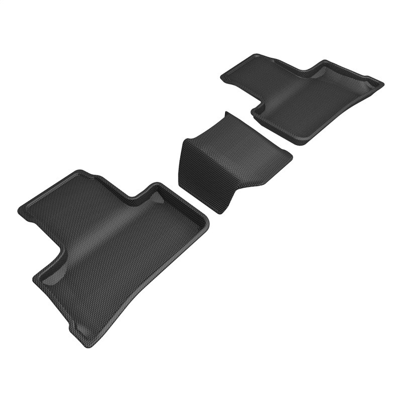 3D MAXpider Kagu 2nd Row Black Floor Mat Set, Mercedes-Benz Glc-Class SUV 2023-2024