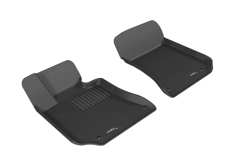 3D MAXpider Kagu 1st Row Black Floor Mat Set, Mercedes-Benz Cls-Class 2014-2018