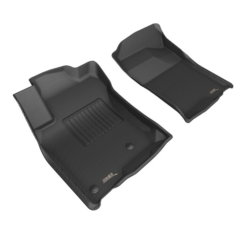 3D MAXpider Kagu 1st Row Black Floor Mat Set, Lexus Gx470 2003-2009