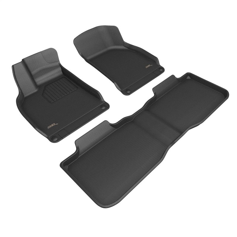 3D MAXpider Kagu 1st & 2nd Row Gray Floor Mat Set, Lucid Air Touring 2022-2024