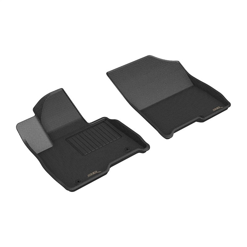 3D MAXpider Kagu 1st Row Black Floor Mat Set, Kia Sorento Hybrid 2022-2024