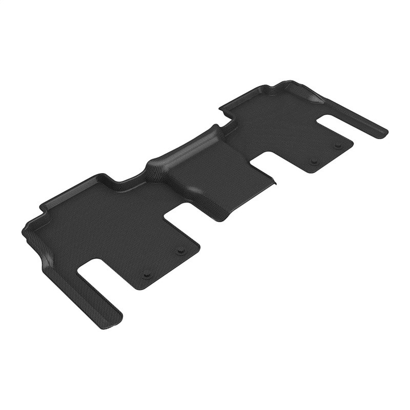 3D MAXpider Kagu 2nd Row Black Floor Mat Set, Jeep Wagoneer 8 Seat 2022-2024