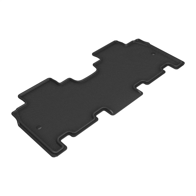 3D MAXpider Kagu 2nd Row Black Floor Mat Set, Chrysler Pacifica Pinnacle 2021-2024