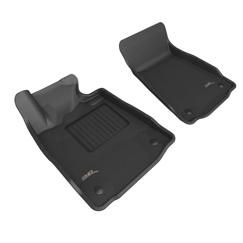 3D MAXpider Kagu 1st Row Black Floor Mat Set, Nissan Z 2022-2024