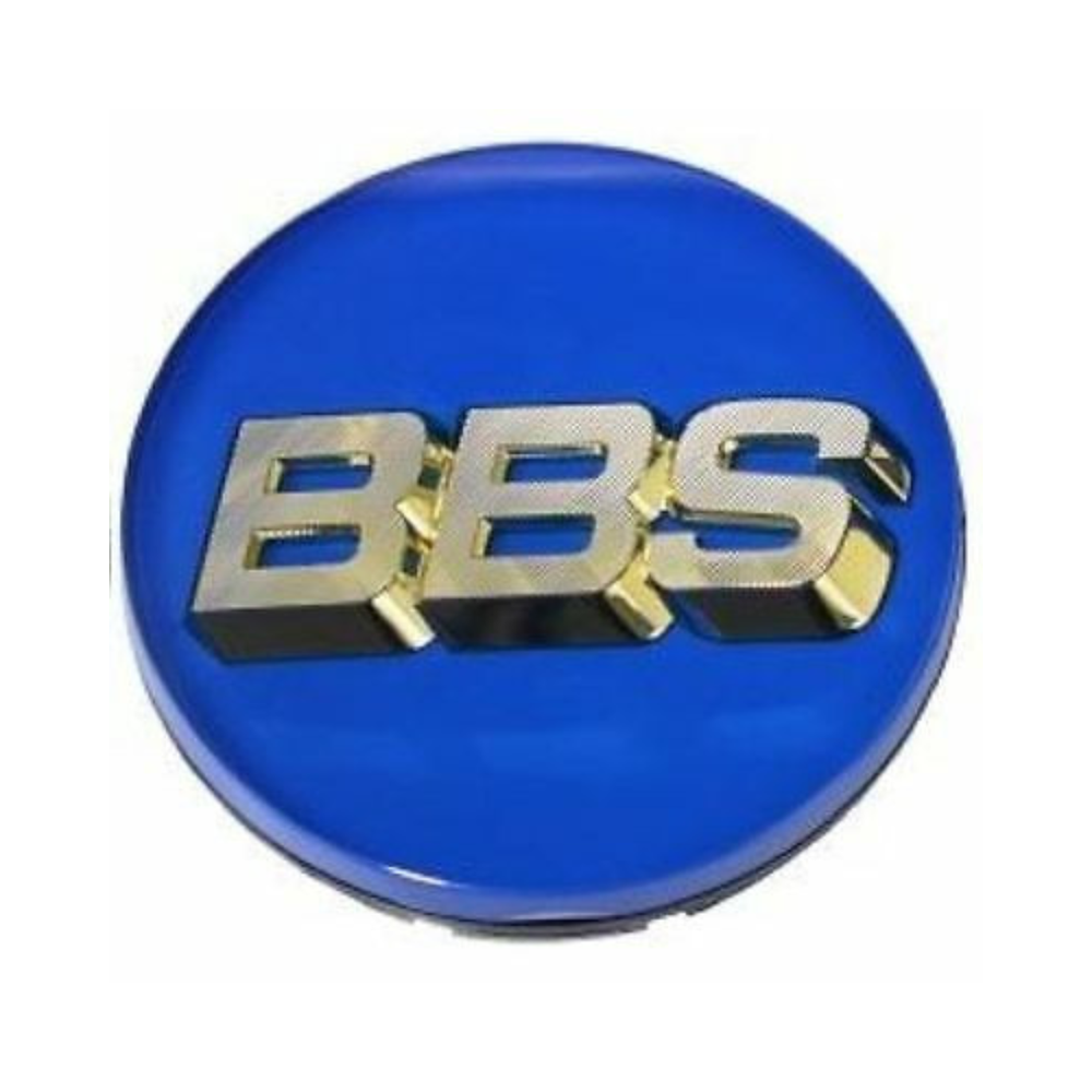 BBS 56.24.206 Type B Center Cap, Blue/Gold (Single Unit) - 56.24.206