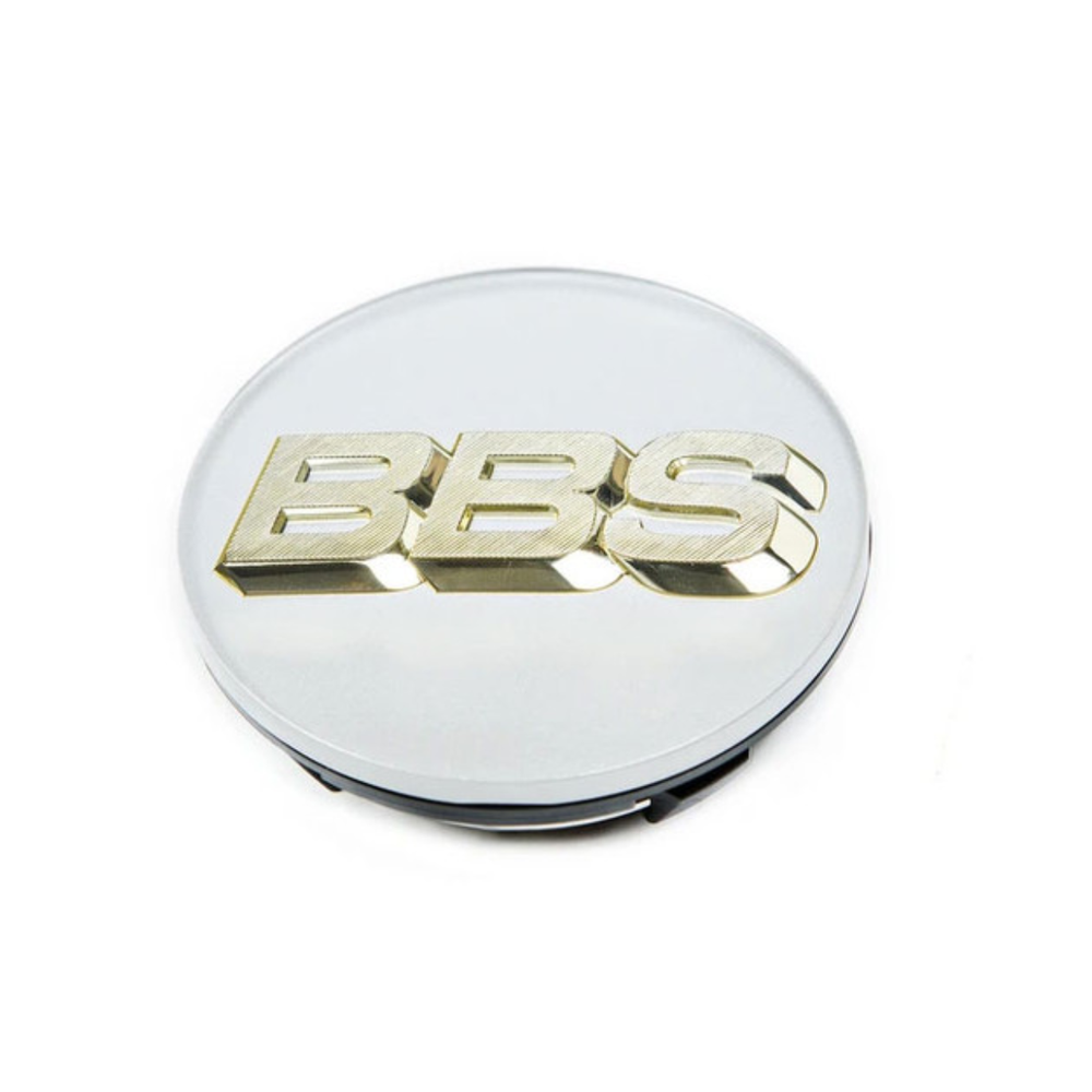 BBS 56.24.173 Type C Center Cap, White/Gold (Single Unit) - 56.24.173