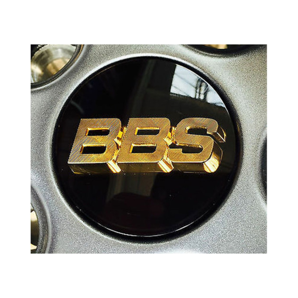 BBS 56.24.038 Type D Center Cap, Black/Gold (Single Unit) - 56.24.038