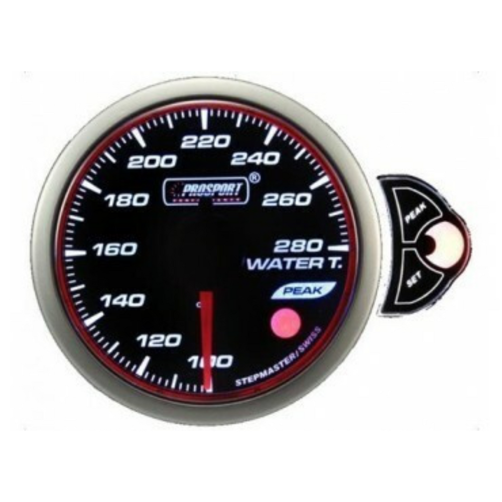 Prosport 216HLWT270-PK Prosport 52mm Halo Water Temp Gauge, Amber/White/Blue