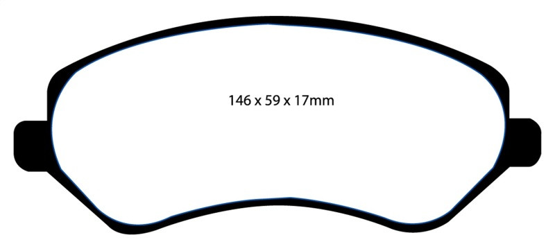 EBC 04-07 Chrysler Town & Country 3.3 Rear Drums Yellowstuff Front Brake Pads