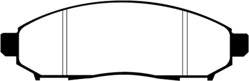 EBC DP41747R Yellowstuff Front Brake Pads, Nissan Frontier 2.5 2WD 2005+
