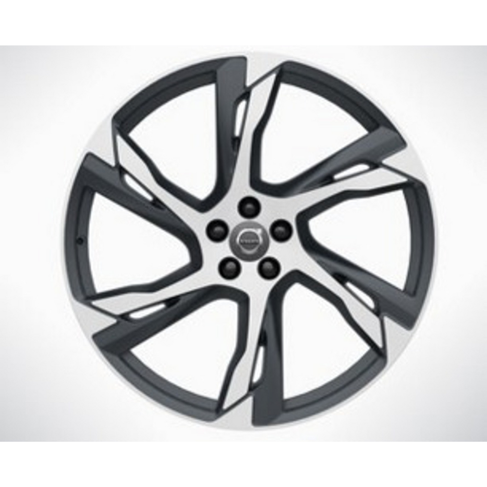 Volvo Genuine Wheels 31373342 22x9 6-Double Spoke Tech Black Matte Alloy Wheel