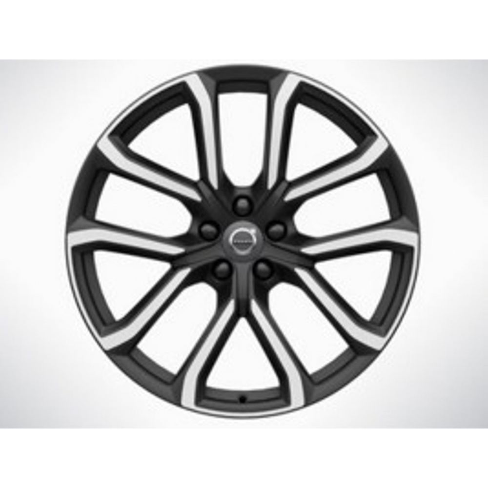 Volvo Genuine Wheels 31414515 20x9 5-Double Spoke Matte Tech Black Diamond Cut Alloy Wheel