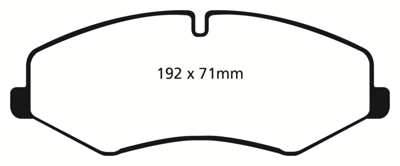 EBC DP42060R Yellowstuff Front Brake Pads, Land Rover LR4 5 2010-2014