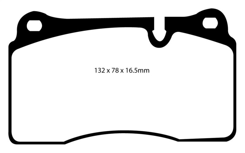 EBC DP61922 Greenstuff 6000 Elite Front Brake Pads, Land Rover Range Rover 4.2 Supercharged 2005-2009