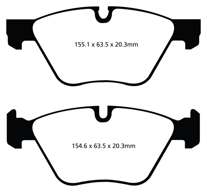 EBC DP22088 Greenstuff 2000 Front Brake Pads, BMW 528 2.0 Turbo (F10) 2011+
